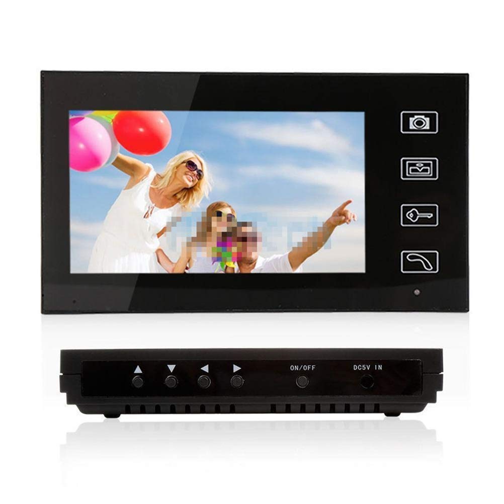 Videoportero inalámbrico de 7 Pulgadas para el hogar, Monitor WiFi, videoportero, Timbre, intercomunicador, Sistema de Portero automático, Tomar Fotos, cámara de Seguridad