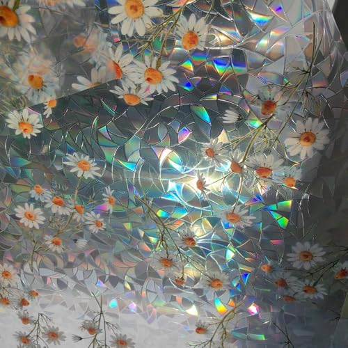 Vinilo decorativo 2 piezas con diseño arcoíris 3D para ventana miniatura 5