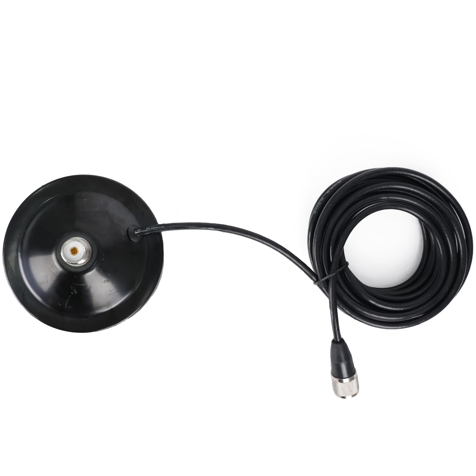 Antenna GMRS, guadagno 6,5 dB, 462-467 MHz, antenna a frusta, supporto base magnetica, con cavo coassiale SL-16 da 4,9 m, compatibile con radio Midland Retevis RT97 RA86 per fuoristrada, Overlander
