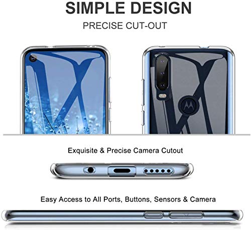 Image of COVERBLACK Rubber Silicone Back Cover for Vivo U10 -Vivo 1916 - Transparent