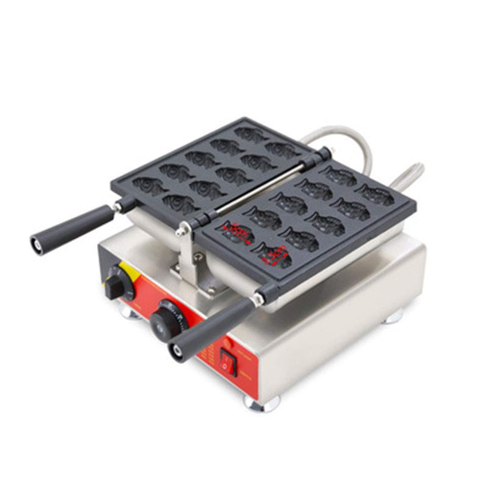 Mini Fish Waffle Cone Maker Small Taiyaki Machine Baker Japanese Fish Shaped Waffle Cake Mold Making Pan Equipement (220V)