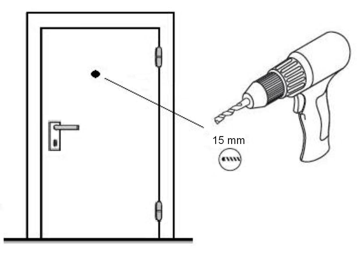 ABUS wizjer 2200 z osłoną, złoty, 04524