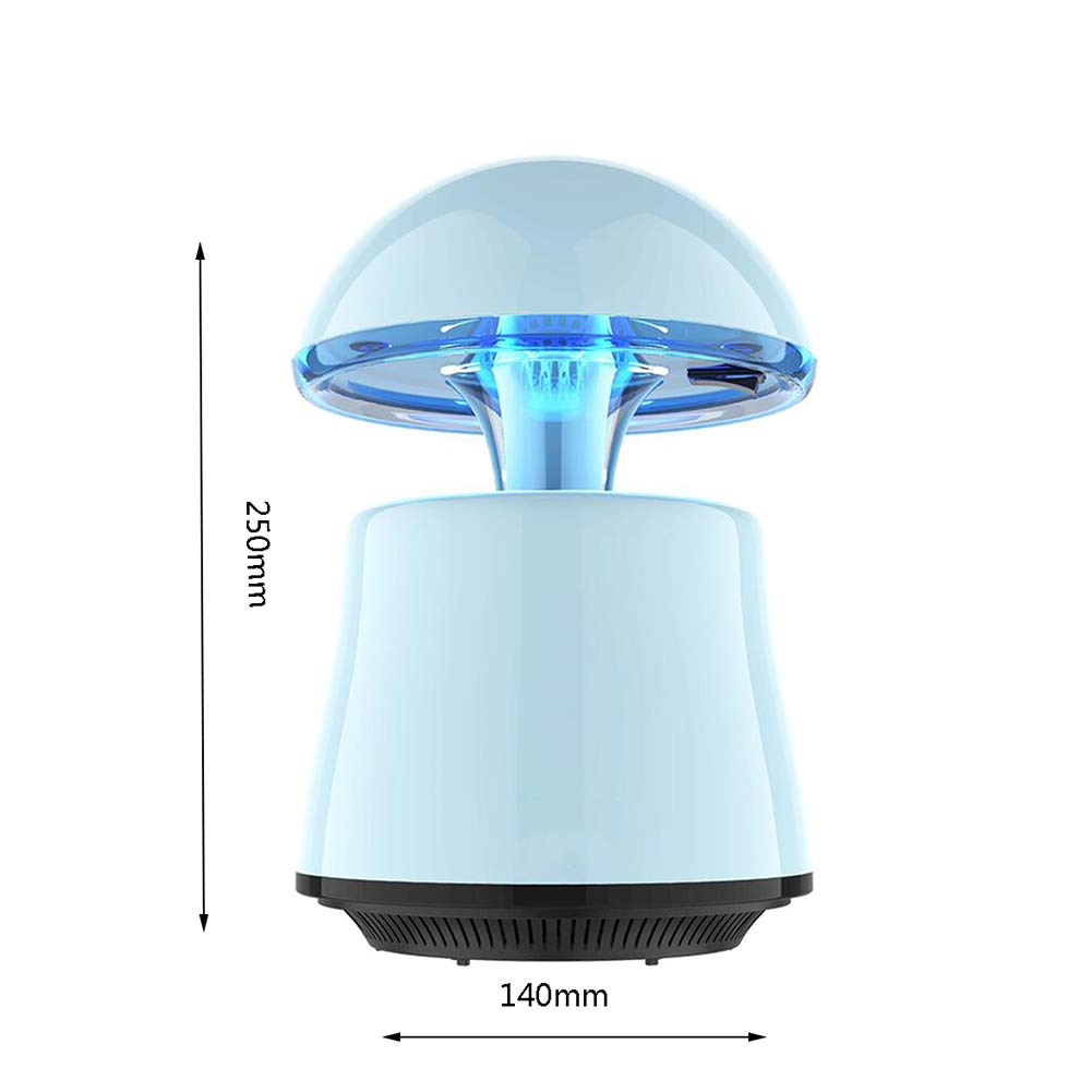 XRX Lámpara De Mosquitos Hogar Lámpara De Interior Repelente De Mosquitos Restaurante Enchufe Lámpara De Mosquitos Dormitorio Electrónico UV Azul Mosquito Asesino Artefacto Blue