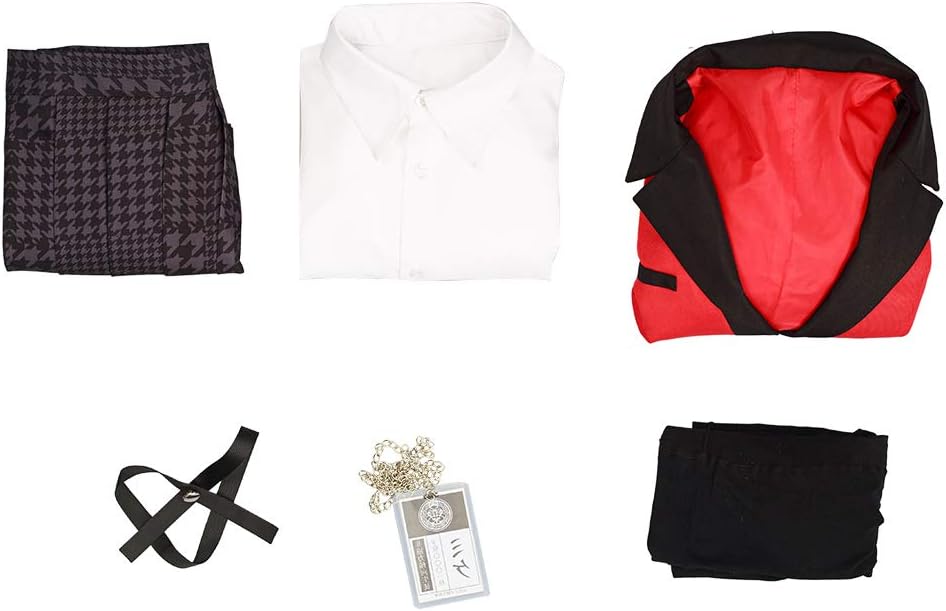 Women School Uniform Costume Tops Skirt JK Dress Japanese High School Girls Uniform Red Jacket Students Clothing - Image 5