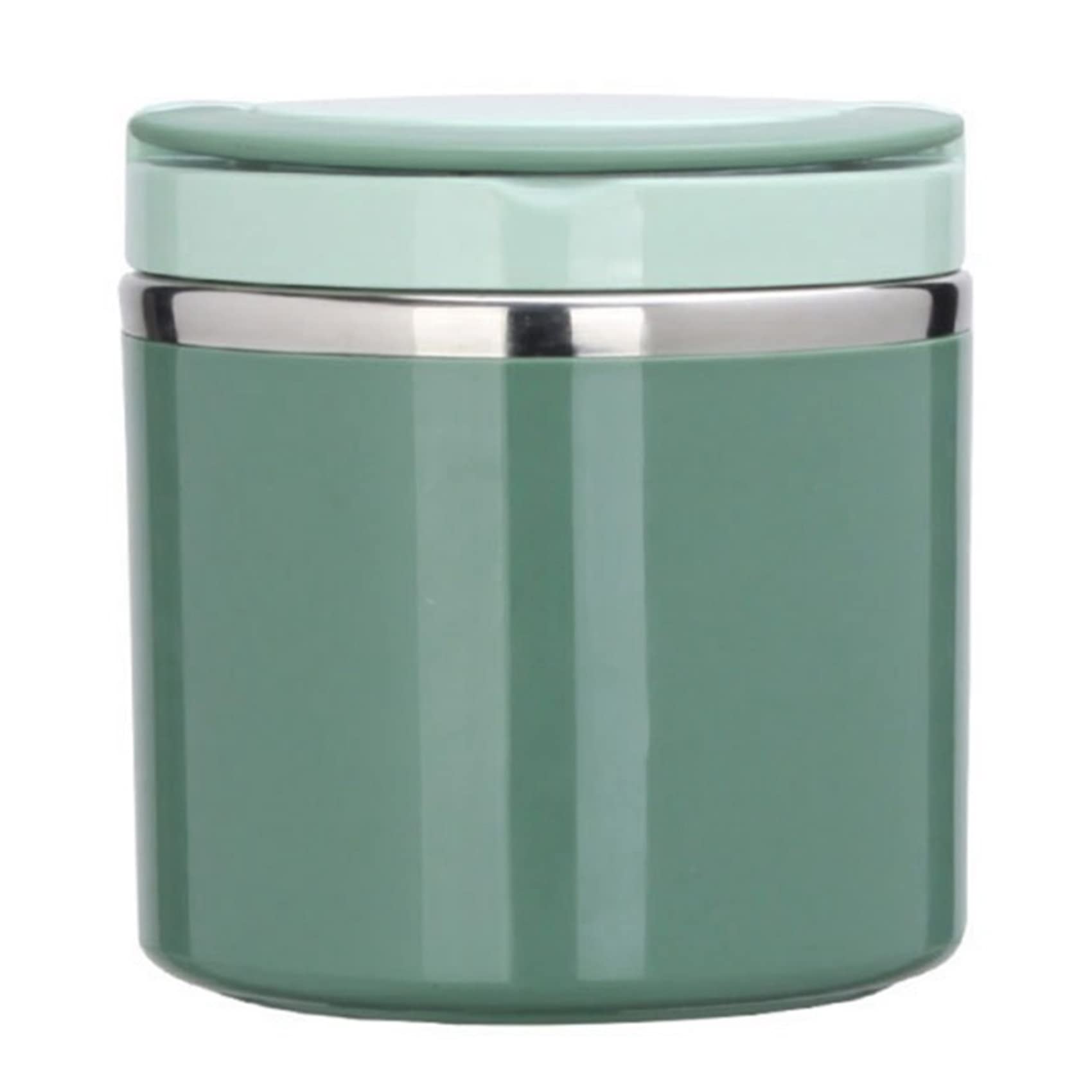 Wisyurt Waterproof Bento Lunch Box Stainless Steel Soup Cup Thermal Lunch Cup 1000 ml Green