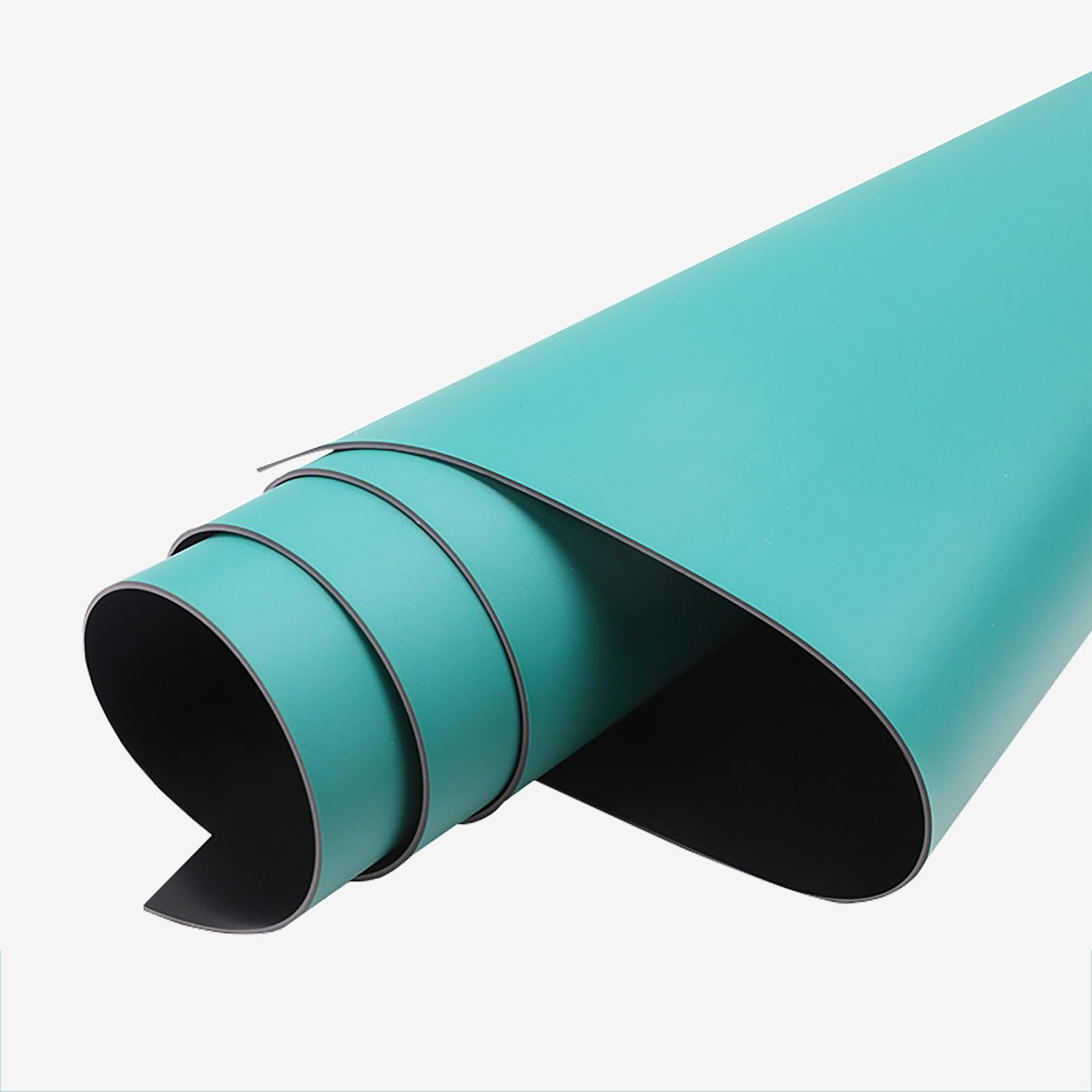 Rubber ESD-Dissipative Mat for Electronics Work, High Temperature Antistatic Workbench Mats for Phone PC Tablet Repair, Desktop Safe Soldering Table Mat(1x1m/3.3x3.3ft)