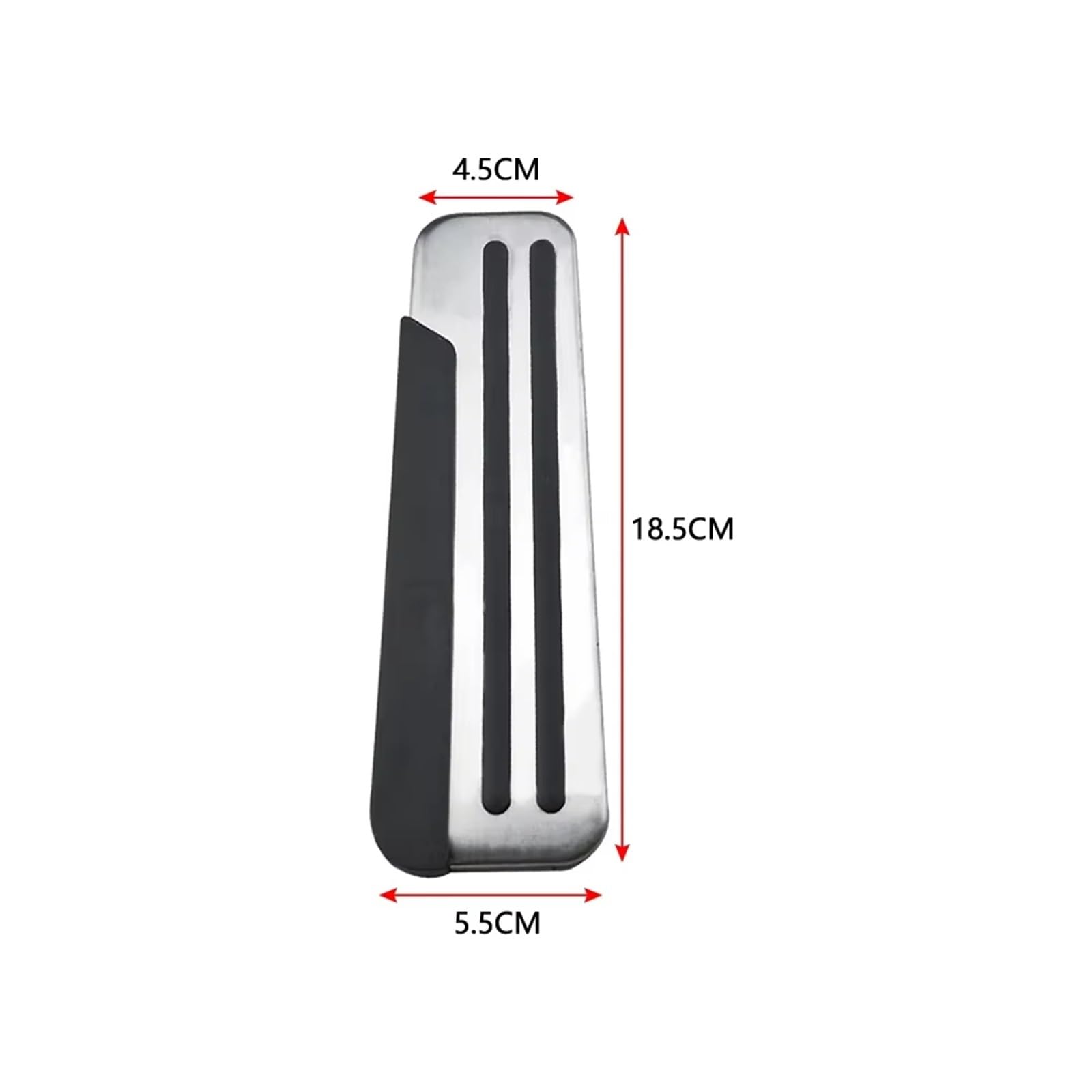 Poggiapiedi Auto Coperture Pedale Freno Gas per Auto Acciaio Inossidabile per Nissan per X-Trail per Qashqai AT MT LHD RHD Antiscivolo Senza Trapano Copripedali | 4Pcs MT with rest