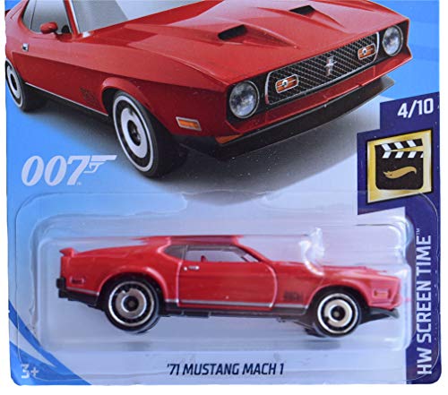 Hot Wheels '71 Mustang Mach 1 rojo miniatura 2