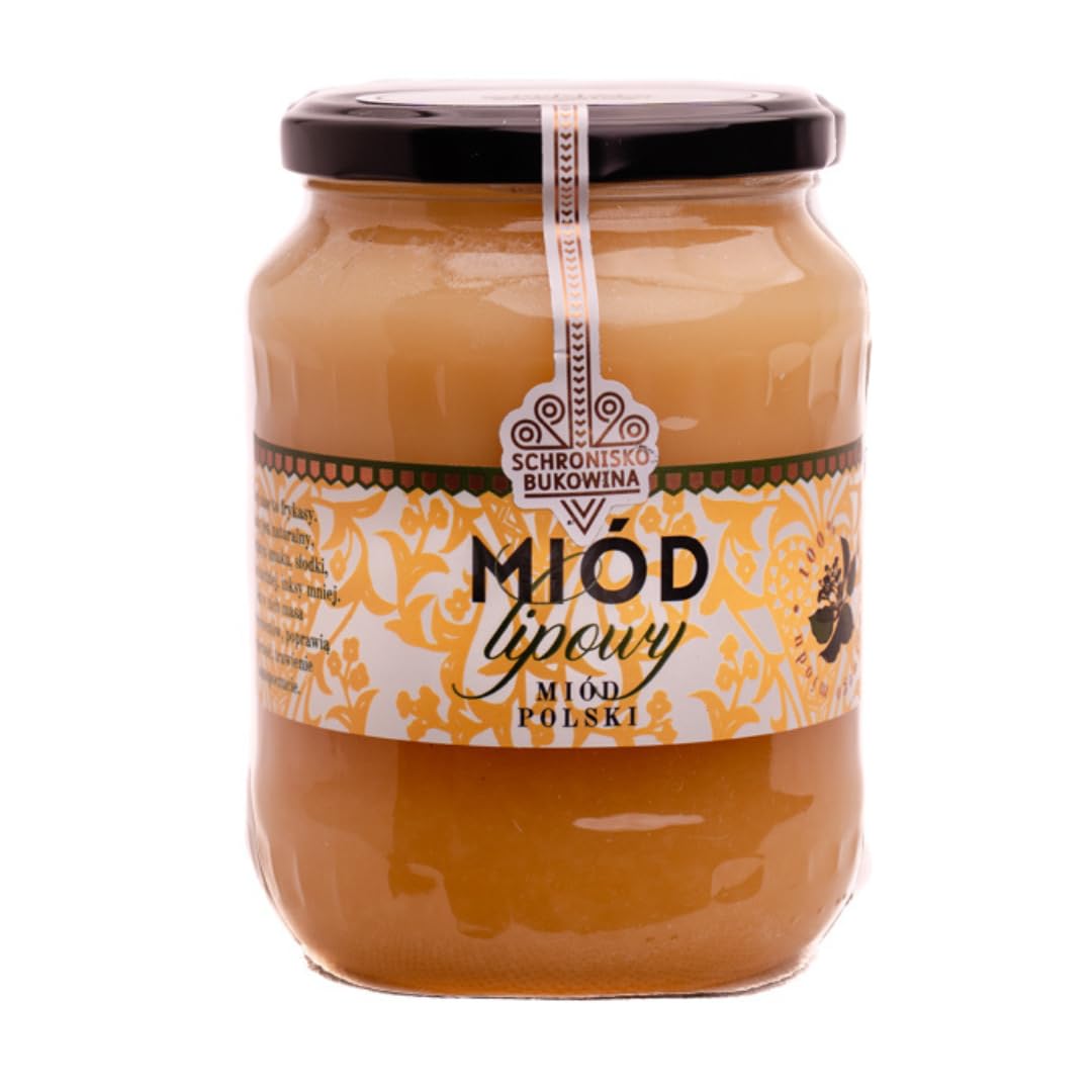 Miód lipowy duży 700ml/1kg - Schronisko Bukowina