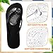 Handepo 3 Pairs Gel Metatarsal Pads for Thong Forefoot Cushion Inserts Foot Pads Non Slip Shoe Cushion for Self Adhesive Sandals Thong Pads Toe Post Protector Pain of Foot Grip Pads for Women Men