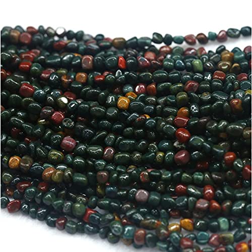Small beads size 3x5mm en jaspe de sang naturel pour éliminer la monotonie de vos colliers
