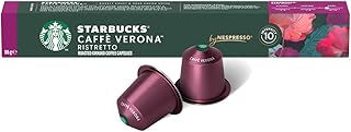 Café em cápsula starbucks® caffè verona by nespresso® - 10 cápsulas