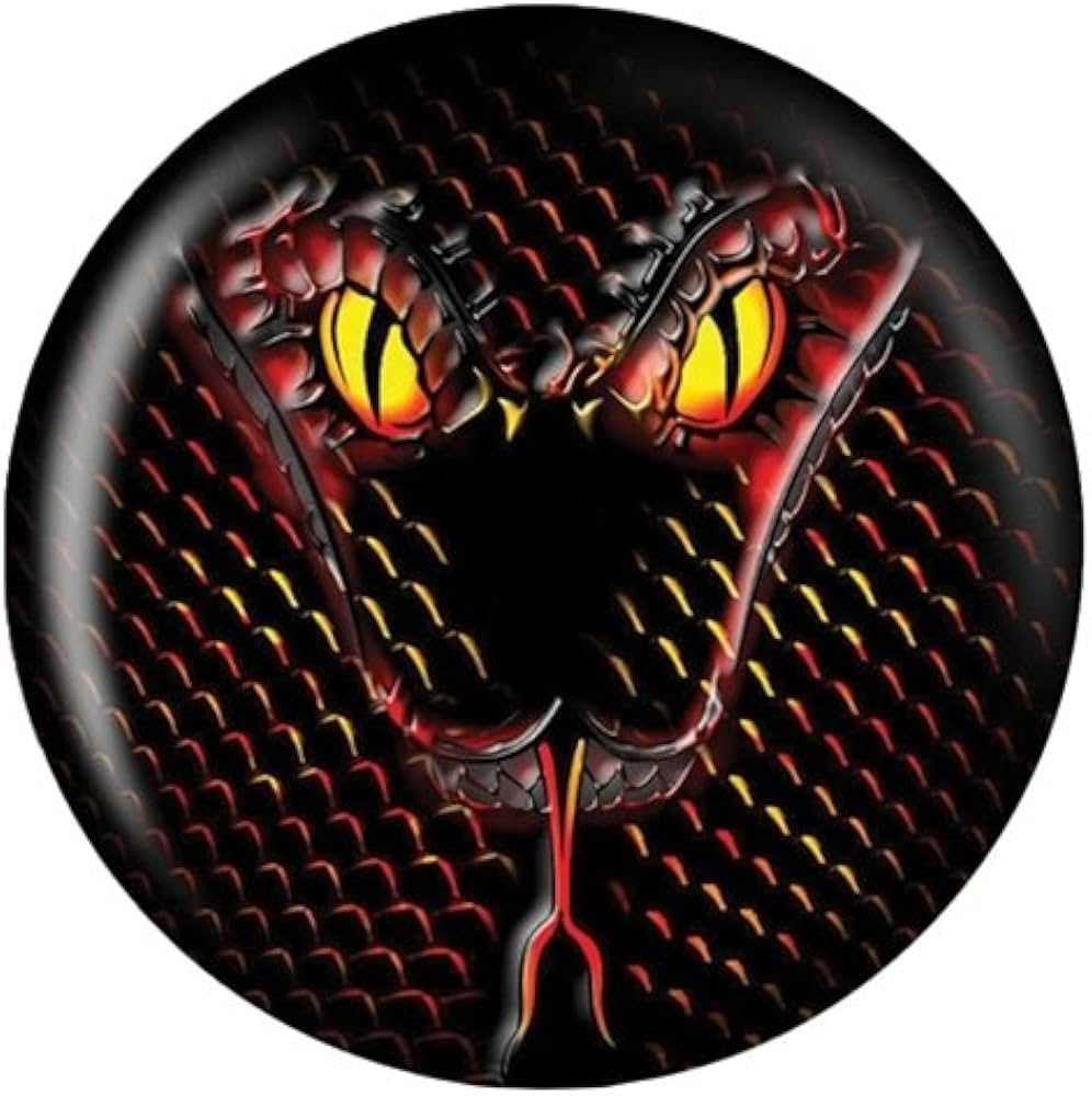 Amazon | Snake Glow Viz-A-Ball ボーリングボール (16ポンド