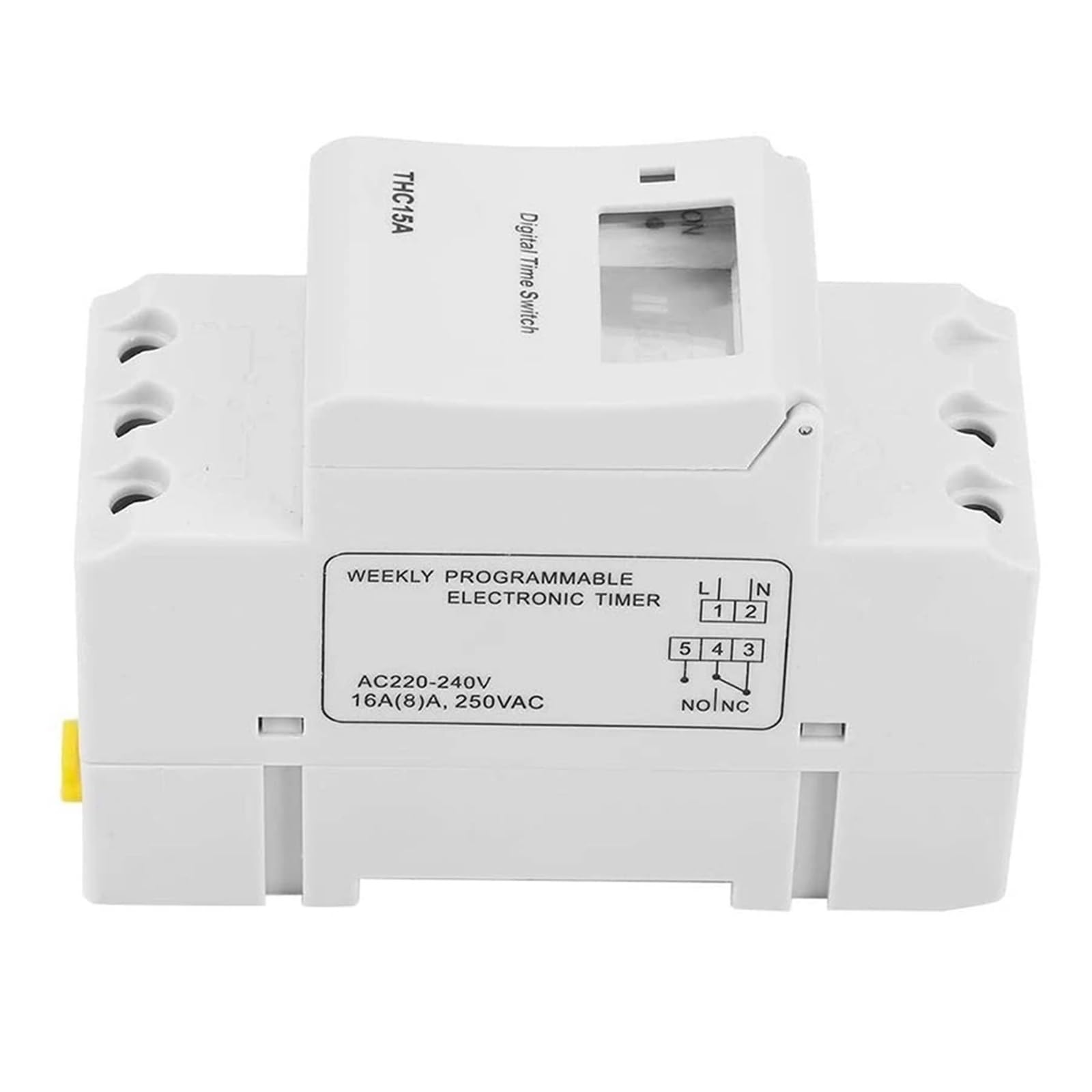 A61I THC15A cyfrowy przełącznik czasowy, programowalny, elektroniczny przełącznik czasowy, szyna DIN AC220-240 V