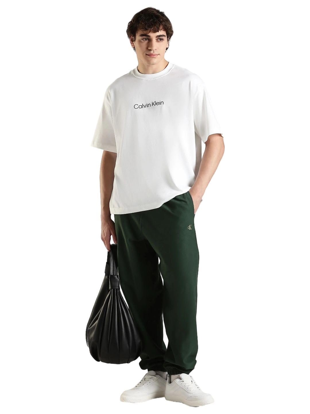 - Regular Fit Solid Mid Rise Jogger