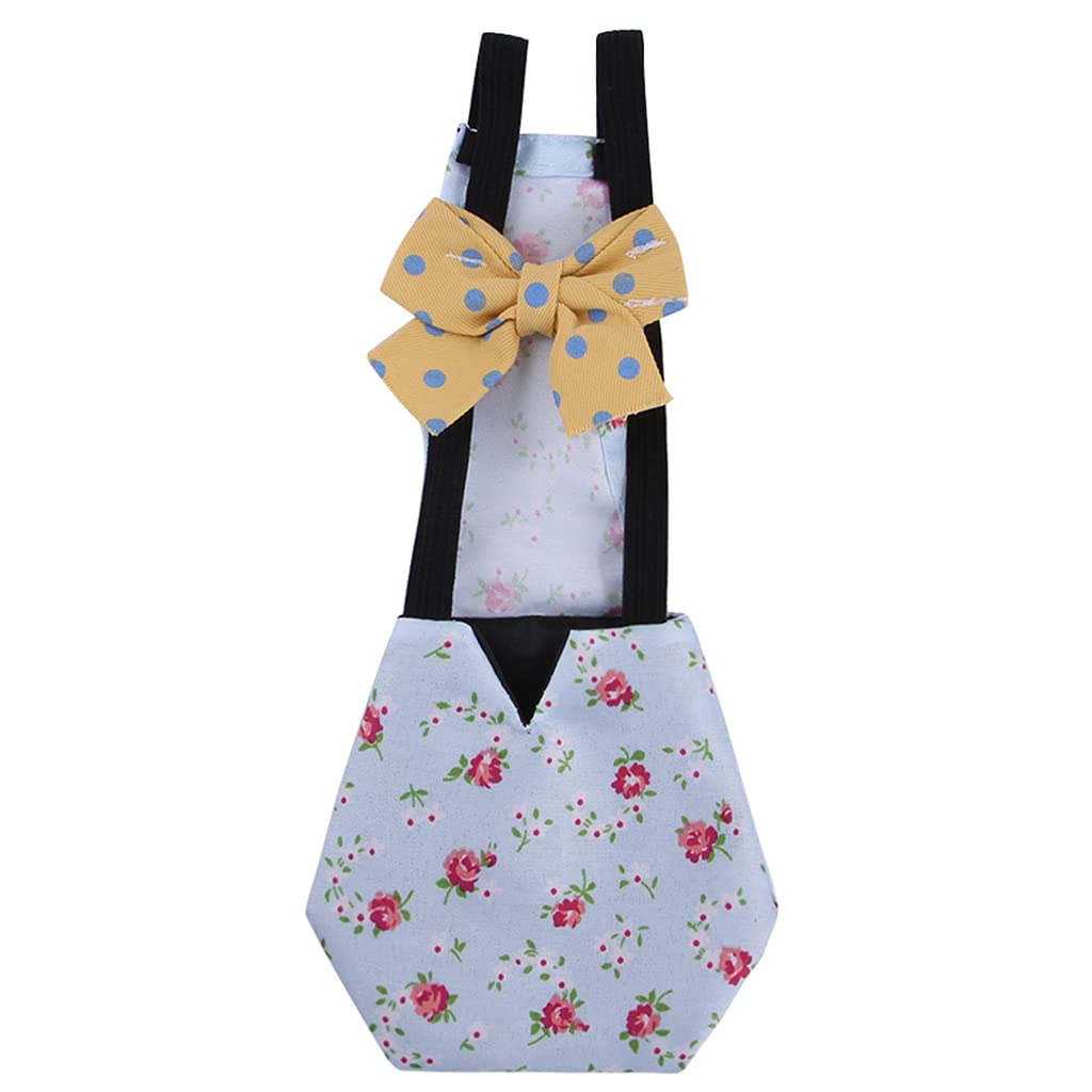 MHADBKH Adjustable Chicken Diaper for Pet Duck for Washable Poultry Nappies Hens Clothes with Pretty Bow Reusable