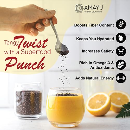 Image of AMAYU Healthy Seeds Combo Pack | Nutrient-Rich Superfoods for Daily Wellness | High in Fiber, Protein & Omega-3 | Premium Natural Seeds for Everyday Nutrition | 200g Each