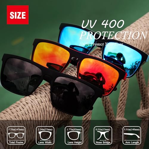 LEDINGBEST-Sunglasses-Polarised-for-Men-Women-Cool-Fishing-Driving-Hiking-Ultralight-Unisex-Classic-Vintage-Style-Ultralight-Shades-Trave-sun-glasses-UV-Protection - Izzgadgets.com