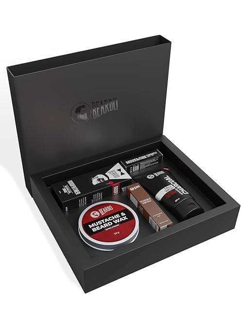 Buy Beardo Gift Box 5in1 Activated Charcoal Facewash 100ml