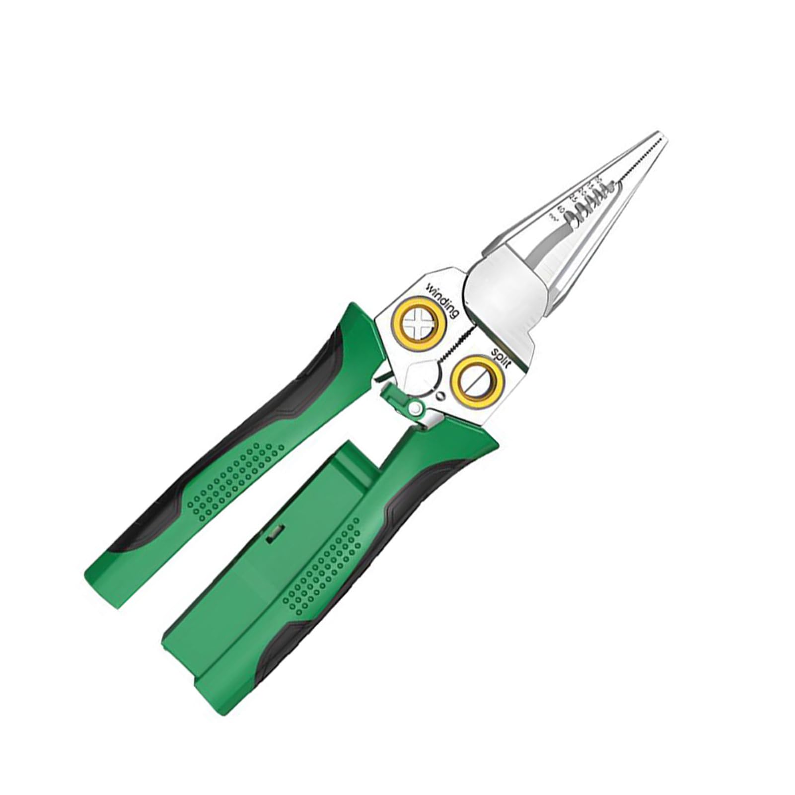 Cydzsra Advanced 8 In 1 Wire Stripper Accurate Wire Stripping Tool Durable Insulation Cable Tester Electrician Work Equipment With Voltage Tester Insulation