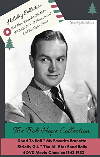 Bob Hope Collection-4 Movie DVD's-BONUS Bob Hope Command Performance 2 hr.Christmas Special Old Time Radio Shows! Starring Spike Jones-Frank Sinatra-Spencer Tracey-Jack Benny-Judy Garland and MORE! Bob Hope Collection-4 Movie DVD's-BONUS Bob Hope Command Performance 2 hr.Christmas Special Old Time Radio Shows! Starring Spike Jones-Frank Sinatra-Spencer Tracey-Jack Benny-Judy Garland and MORE!