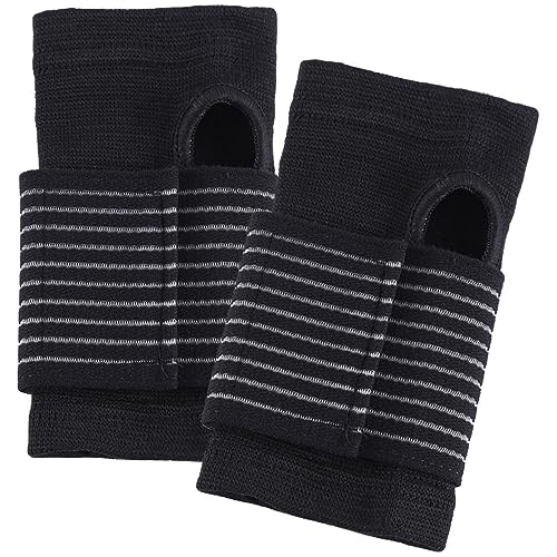 minkissy 2Pcs Weightlifting Wrist Support Brace Breathable Gym Wraps for Men Women Hand Bandage for Sports Comfortable Non Slip for Weight Training Fitness