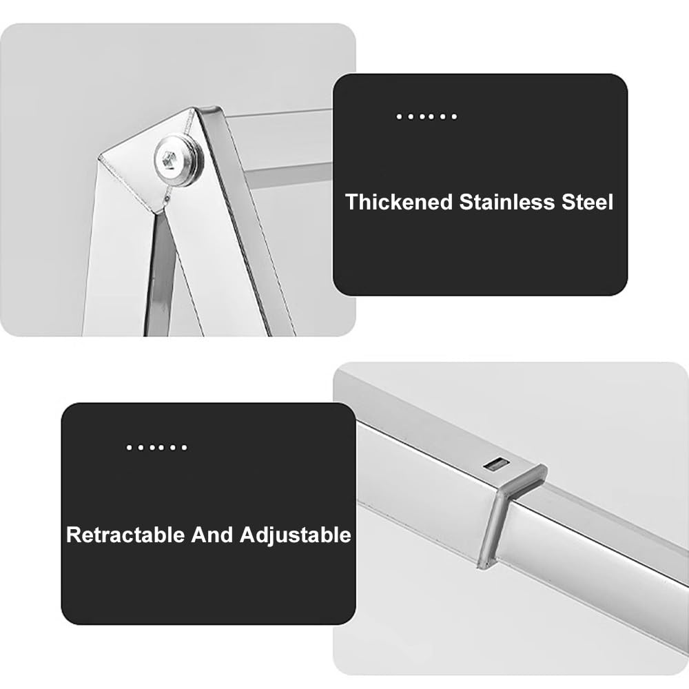 Estante de especias de acero inoxidable para montaje en pared, 5 sartenes expandibles con tapa, organizador de condimentos para encimera de cocina
