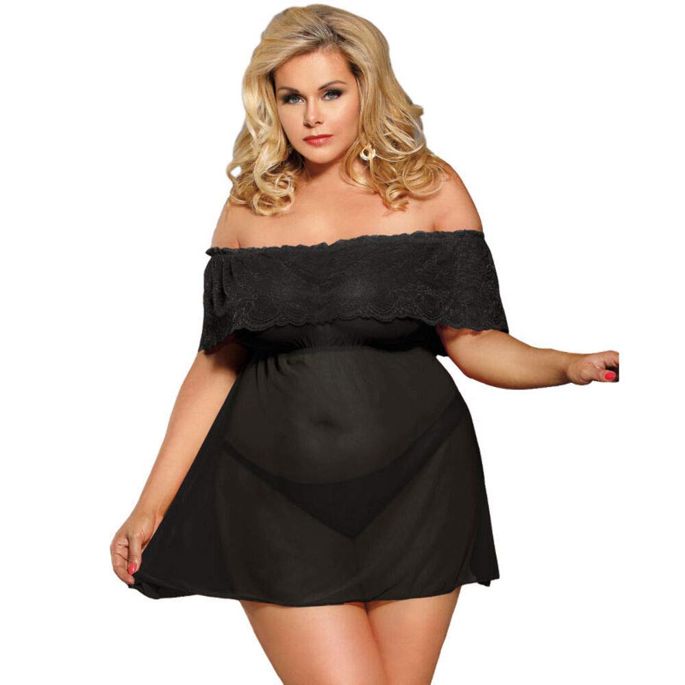 Robe courte et string Sublime Queen Plus ensemble 200 g