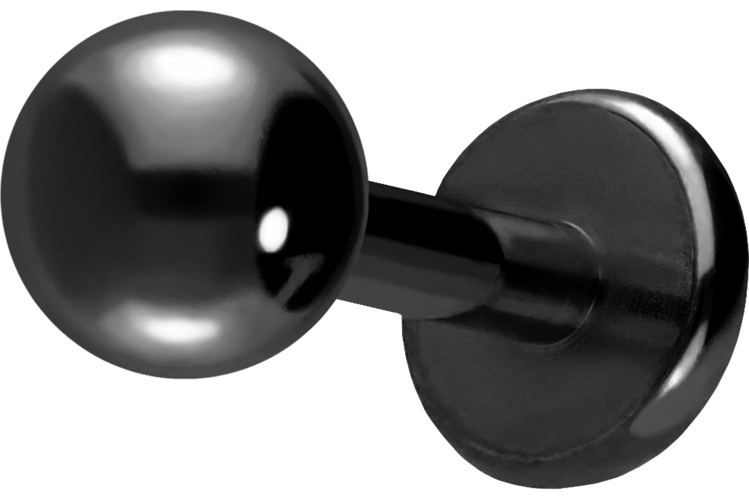 Piercing Labret Sterile Per Labbra E Orecchio - Acciaio Chirurgico 316L 16G Con Pallina 3mm - Ideale Per Labro, Trago, Helix E Cartilagine - Foto 10