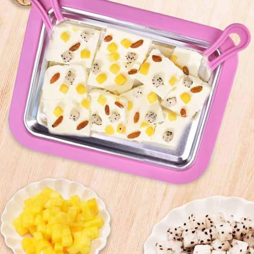 Gerollte Eismaschine | Soft Serve Freezing Joghurt Maker, Einfrieren von Joghurt Instant Gelato Pan/Rolle, Sorbet Gelato Maker für Soft Serve Ice Cream Maker – Bild 4