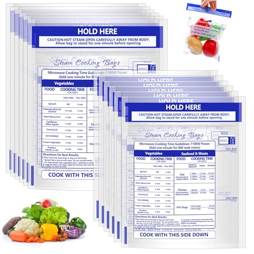 48 Pcs Medium & Large Steam Bags