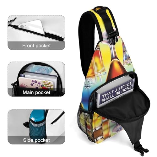 Mochila tipo bandolera deportiva urbana casual para adultos miniatura 4