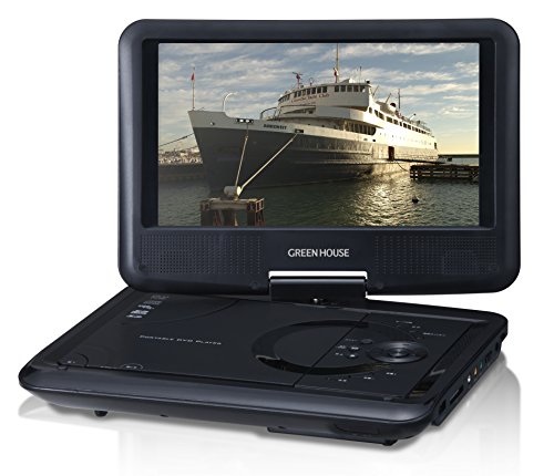 グリーンハウス　9型　ポータブルDVDプレーヤー　ほぼ未使用　乾電池　AC 対応 Amazon | グリーンハウス ポータブル DVD プレーヤー 9型 ワイド