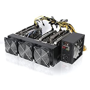 PXY-ELEC Complete Mining rig System. X79 Mining Motherboard has 5 PCI-E 3.0 Card Slots to Support 3060 GPU Full Speed. Pre-Installed Intel 2609 v2 CPU, 128 GB SSD, 8GB RAM, 1800W PSU (NO GPU )