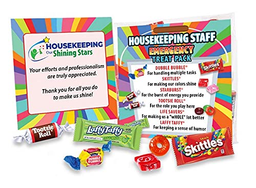 Housekeepers Emergency Treat Packs (50-Qty) International Housekeeping Appreciation Gifts