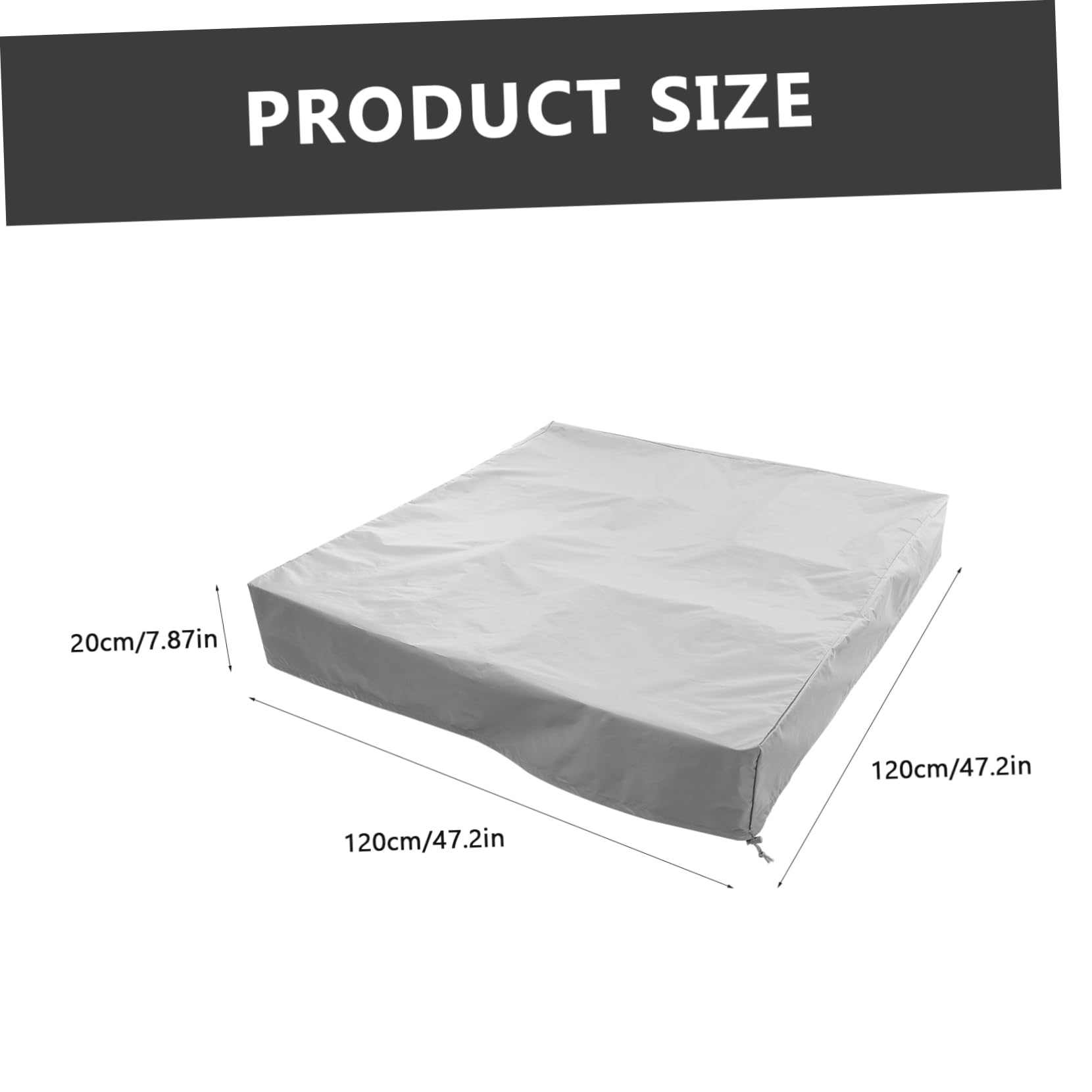 Sosoport Waterproof Sandbox Cover Drawstring Garden Protector for Outdoor Boys and Girls Play Pit Cover for Rain Sun Protection