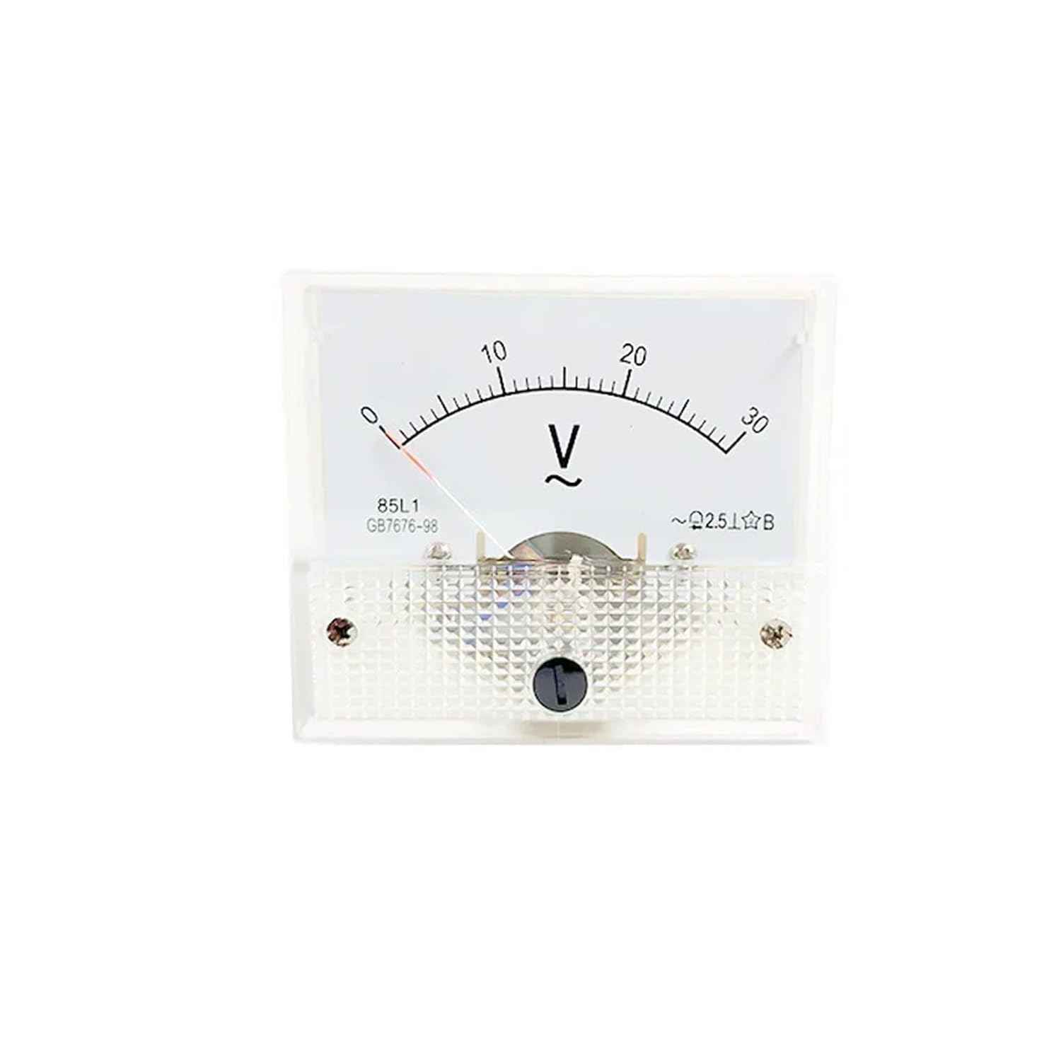 85L1 AC Analog Panel Voltmeter Dial Voltage Gauge Pointer Meter 15V 30V 50V 100V 250V 450V 1000V(200V)
