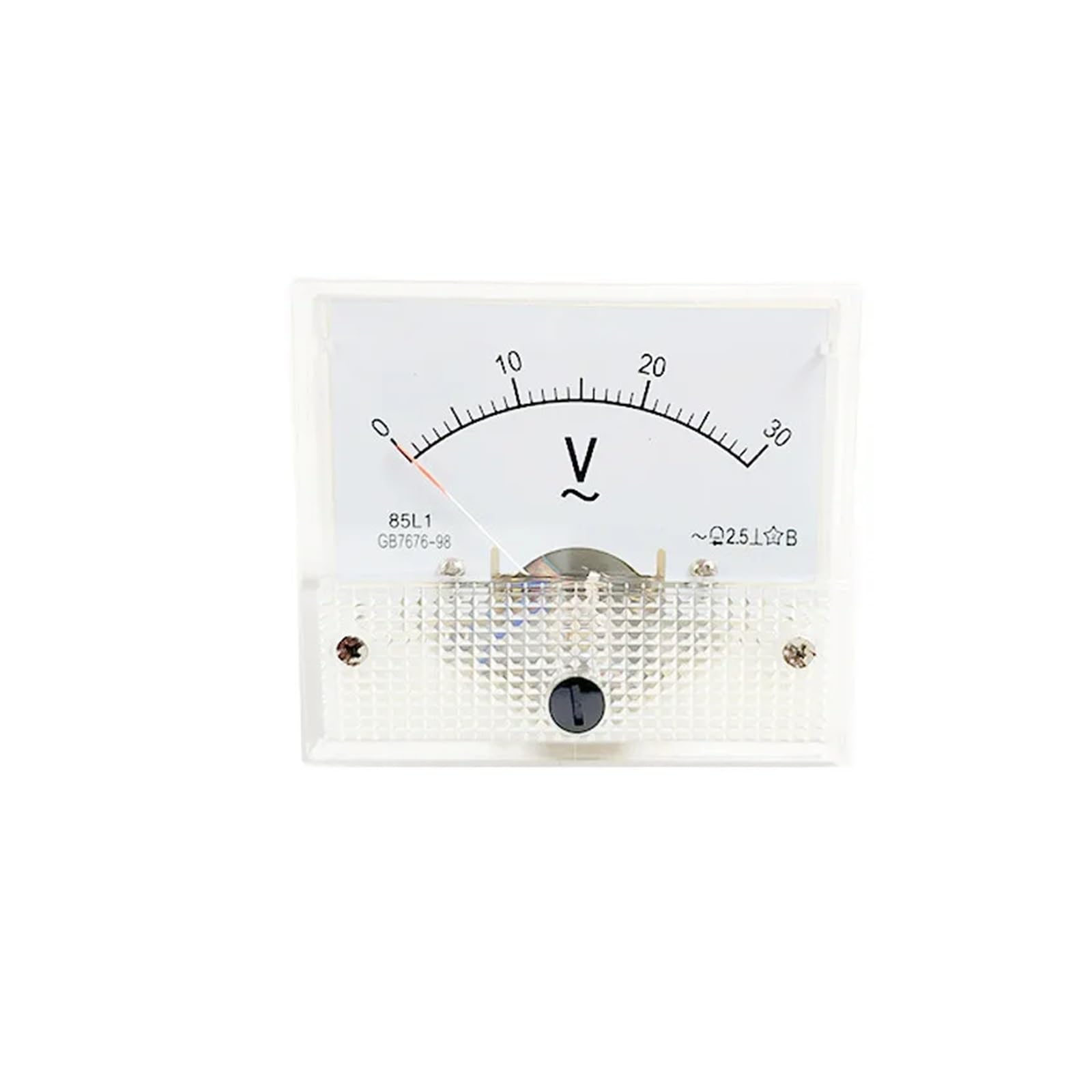 85L1 AC Analog Panel Voltmeter Dial Voltage Gauge Pointer Meter 15V 30V 50V 100V 250V 450V 1000V(200V)