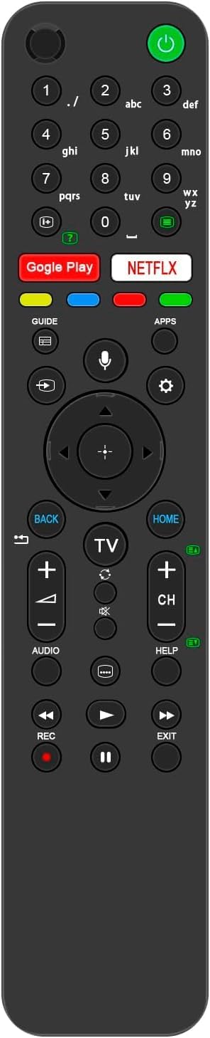 Tech Vibes Remote Compatible with Sony Bravia TV - RMF-TX500P/E Model Remote Control for P Series with Wireless Bluetooth Voice Command Function-image-24