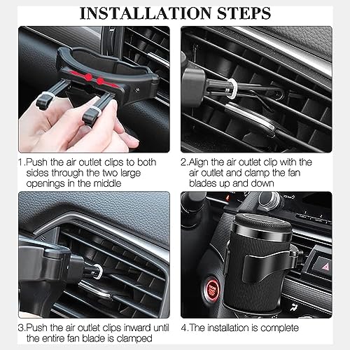 Support de ventilation réglable Audi SQ8 SQ5 porte-gobelets voiture stable - 8