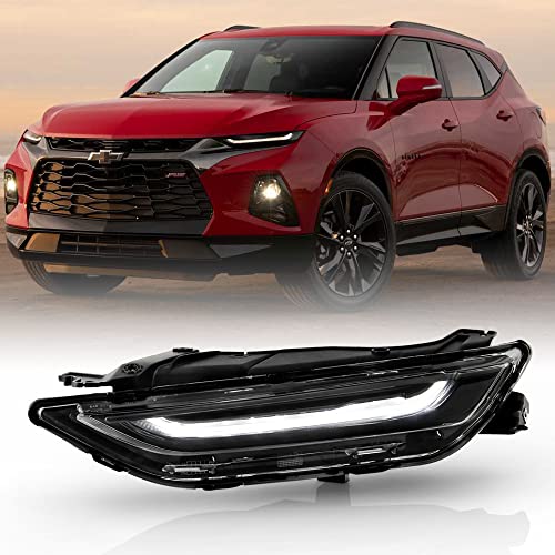 ACANII - For 2019 2020 2021 2022 Chevy Blazer Upper LED DRL Running Light Driving Lamp Replacement Left Driver Side