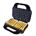 AISHANG Waffle Maker opiekacz do kanapek 4 w 1, z 4 zdejmowanymi nieprzywierającymi blachami do pieczenia, może być stosowany do produkcji kanapek, muffinek, smażonych steków i panini