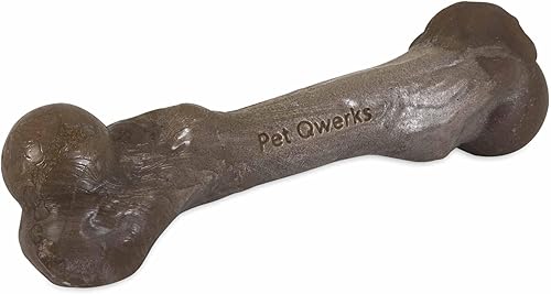 Miniatura 8 de Pet Qwerks Zombie BarkBone - Hueso de nailon para perros masticadores moderados - Sabor a tocino - 4 pulgadas