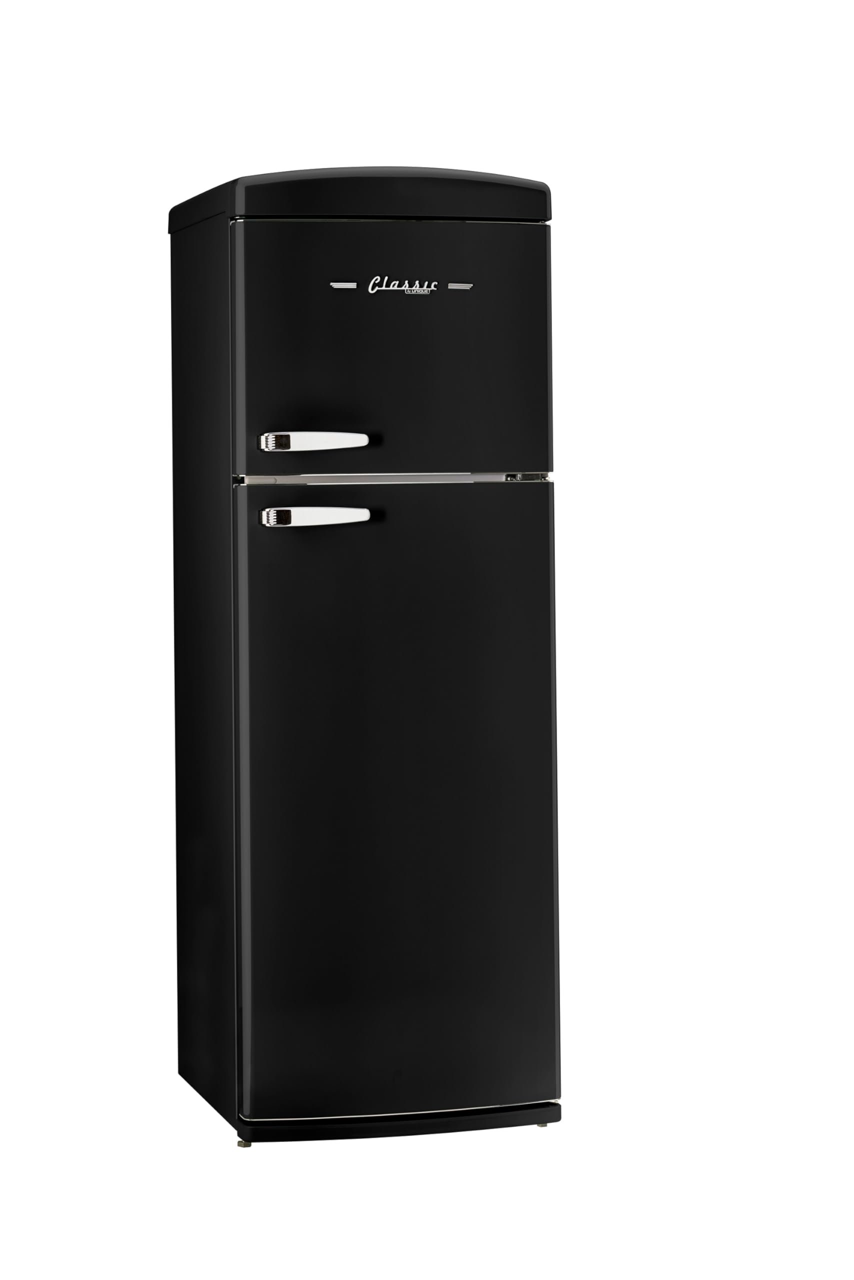 Unique Appliances Classic Retro 11 cu.ft. Top Freezer Refrigerator - Midnight Black on Fridge.com