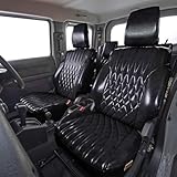 grace(グレイス)シートカバー アンティークデザインD ジムニーノマド(５ドア)専用 カラー：ブラック 2列分(1台分) S090C-AQD-BK