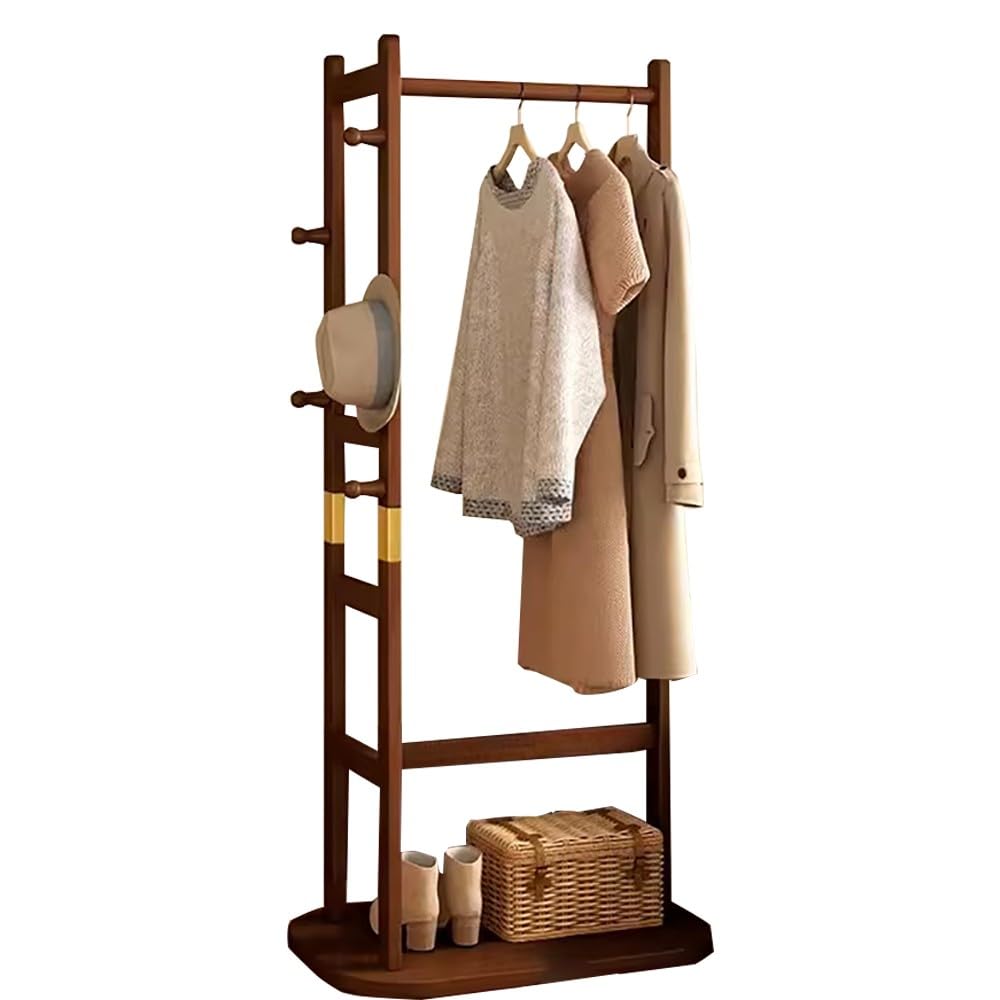 FGXHHS Industrial Coat Rack Hall Tree with Shoe Rack, Sturdy Sto Shelves for Hallway, Bedroom & Office, Easy Assembly, 100kg Capaci, Available in 40/60/80/100CM