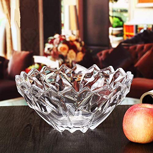 Buy Meldique Fruit Bowl Designer Glass Serving Fruit Bowl ,Vegetable
