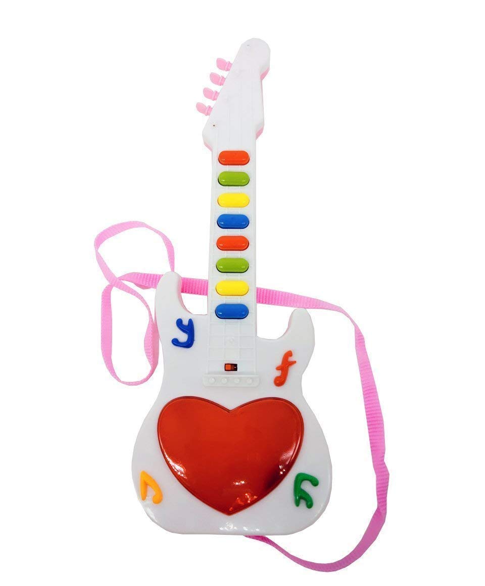 ANG� Mini Musical Guitar Instrument with Sound & 3D Lighting Learning Toy for Kids, Boys (Color May Vary) (Mini Guitar) (B08JHVG3BK) Amazon Price History, Amazon Price Tracker