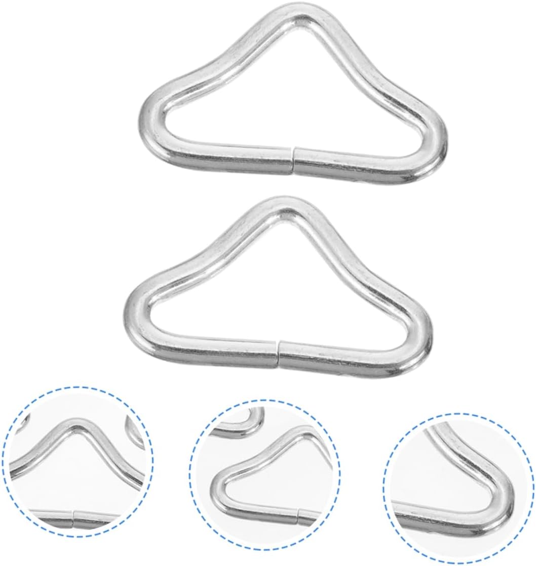 60pcs Professional Trampoline Parts Trampoline Accessories Replacement Mats Net Buckles Triangle Ring for Rebounder Safe Jumping Experience
