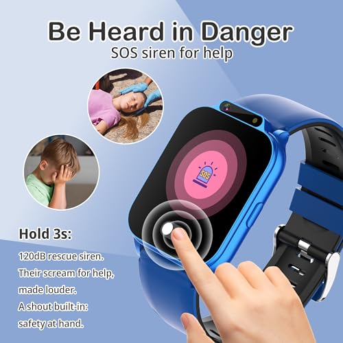 Image of Kids Smart Watch with Fitness Tracker, Waterproof, Heart Rate /Sleep Monitor